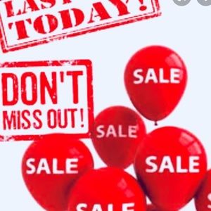 Last day for most products!!